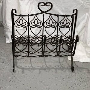 Wrought iron Magazine Rack